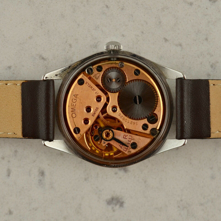C.1954 ヴィンテージ オメガ ジャンボ カラトラバ腕時計 Cal. Ω 266 型番CK 2791-2 スチール製