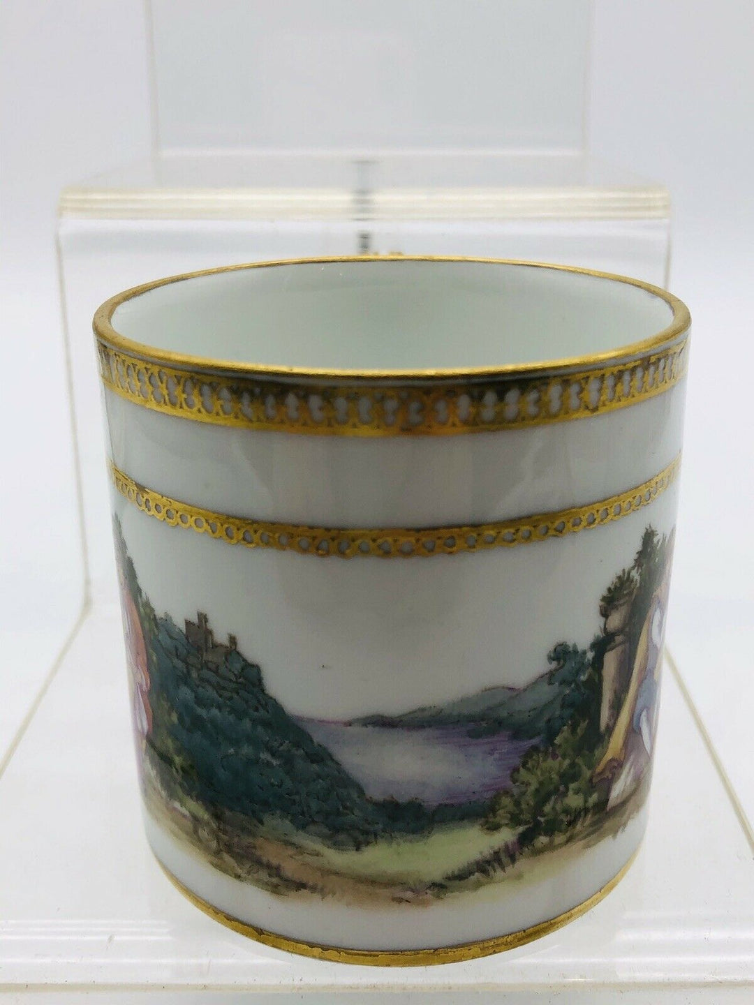 Antike Meissen Watteau Sammeltasse Marcolini um 1780