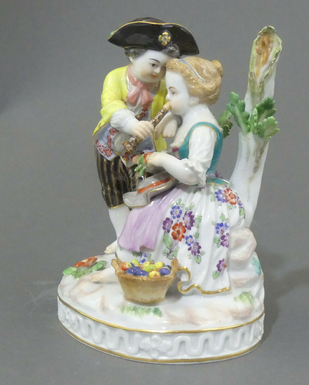 ⚔ Meissen eNP 6.635,-€ Figur 61012 Paar Winzerkinder Serie Gärtner + Winzer TOP