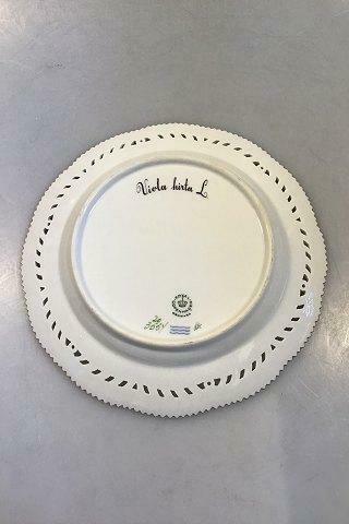 Royal Copenhagen Flora Danica Luncheon Plate No 20/3554 with Pierced Border.
