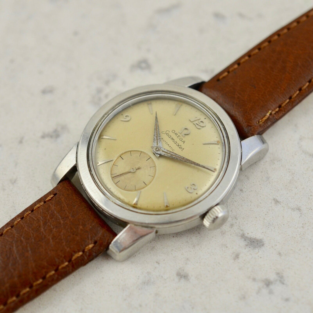C.1954　ヴィンテージオメガ　自動式　シーマスター　オートマティック　腕時計　CAL.Ω351　型番2576-8　スチール製