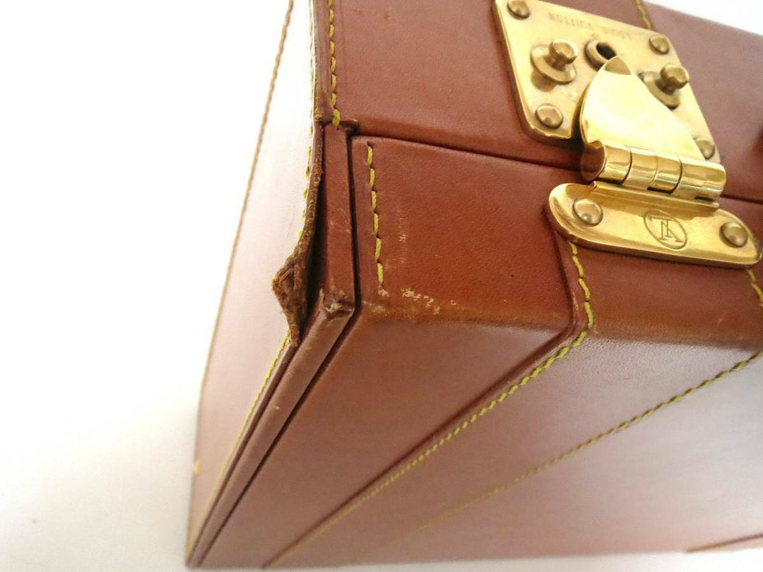 AUTH LOUIS VUITTON Caramel Nomade BRIEFCASE ATTACHE TRUNK BAG
