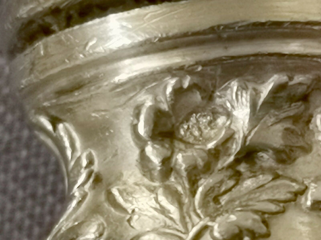 Solid Silver Puiforcat Modern Foliage Covered Service A Fish l2