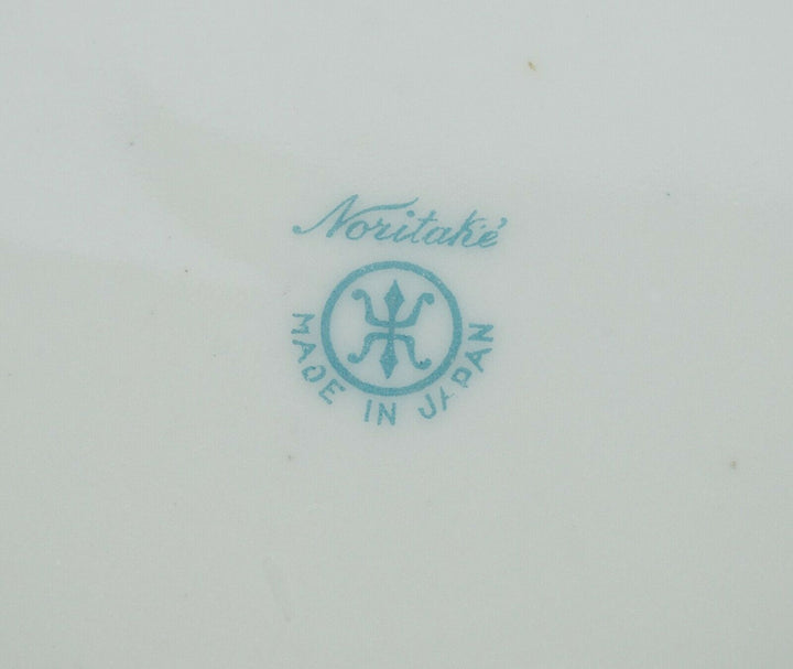 Antique Noritake Porcelain Pedestal Vase with Landscape Scene, Art Deco Period