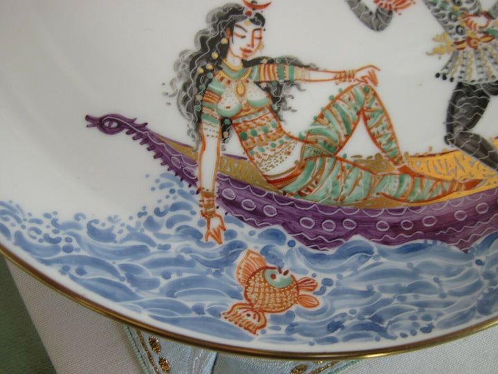 マイセン(Meissen)、飾り皿、アラビアンナイト／千夜一夜物語、1級品
