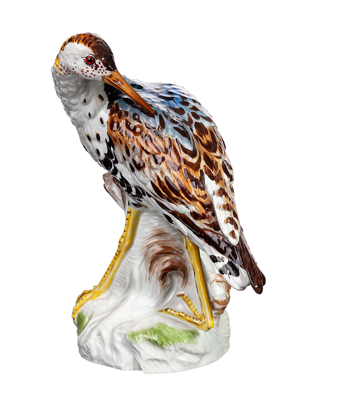マイセン人形　シギ　動物　一級品モデル　77186　1989年　高さ20.5cm