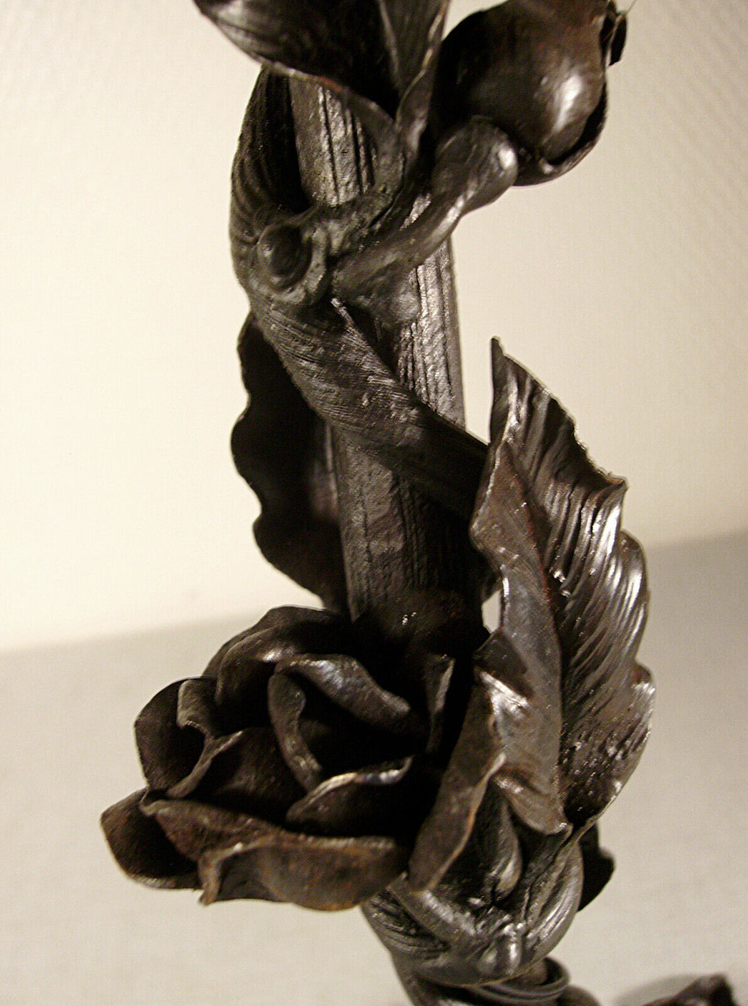 Daum nancy ☨ – art deco lamp in wrought iron and tulip 1925/1930