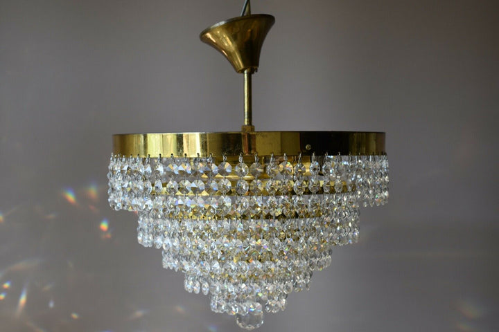 Flush Crystal Chandelier, Antique Hallway Vintage HomeLiving Kitchen lighting
