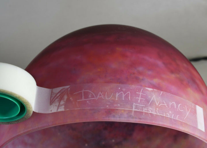 エドガー・ブラント＆ドーム兄弟　1930年　テーブルランプのサイン