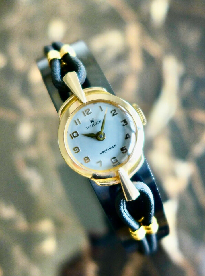 ロレックス プレシジョン ヴィンテージ 1950年代製 女性用腕時計 9K