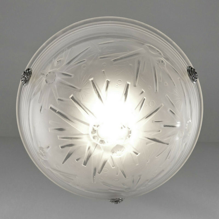 ミューラー兄弟　作：1930フランスアールデコ調シャンデリアランプ