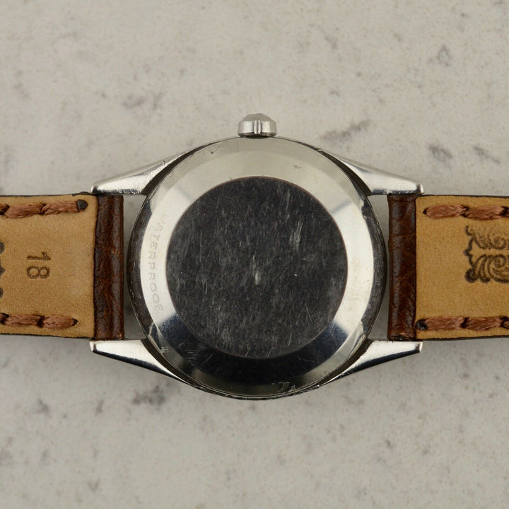 C1954 ヴィンテージ オメガ シーマスター デラックス 自動式 トロピカル 腕時計 型番2802 スチール製