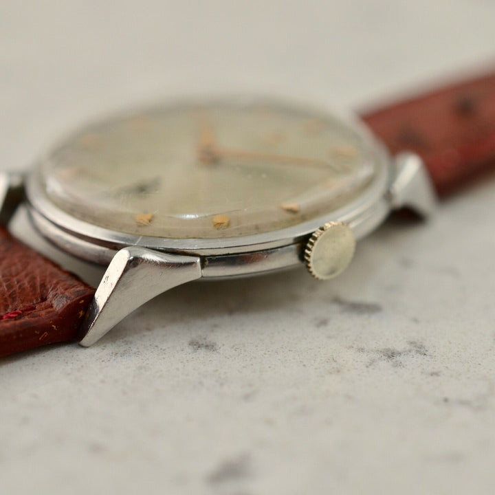 C.1952　ヴィンテージオメガ　機械式(手巻き）　ジャンボカラトラバ　腕時計　CAL.Ω266　型番2603-11　スチール製