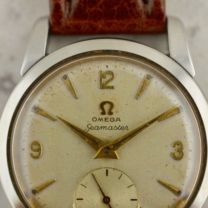 C.1954　ヴィンテージオメガ　機械式(手巻き）　シーマスター　腕時計　CAL.Ω410　型番2759-5　スチール製