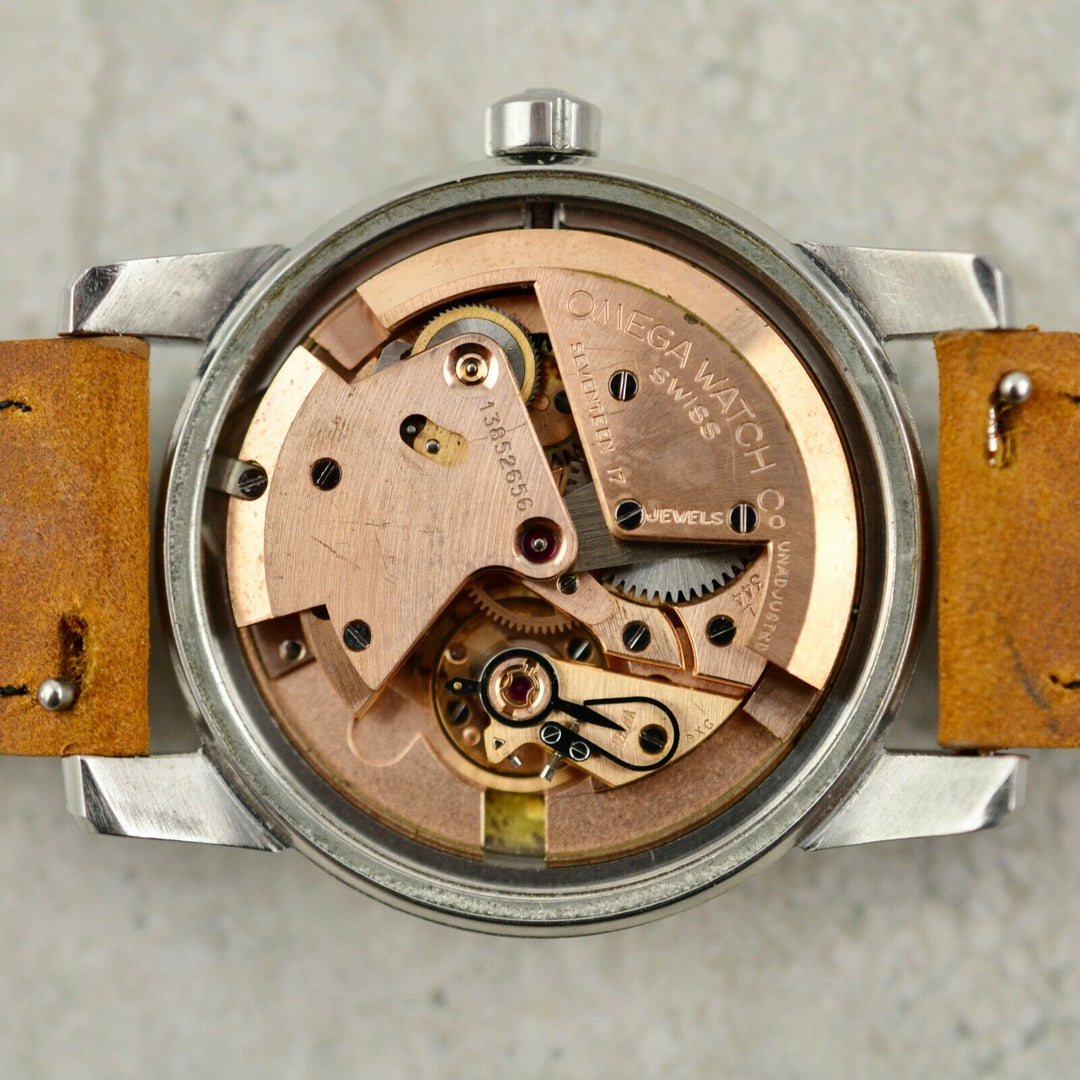 Vintage C1954 Omega Seamaster Automatic Honeycomb dial ref.2576-6 watch in steel