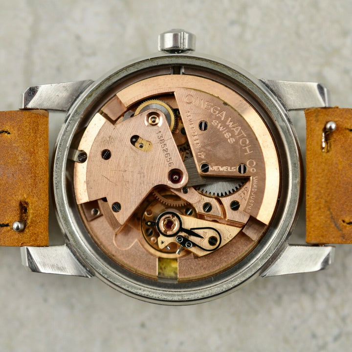 Vintage C1954 Omega Seamaster Automatic Honeycomb dial ref.2576-6 watch in steel