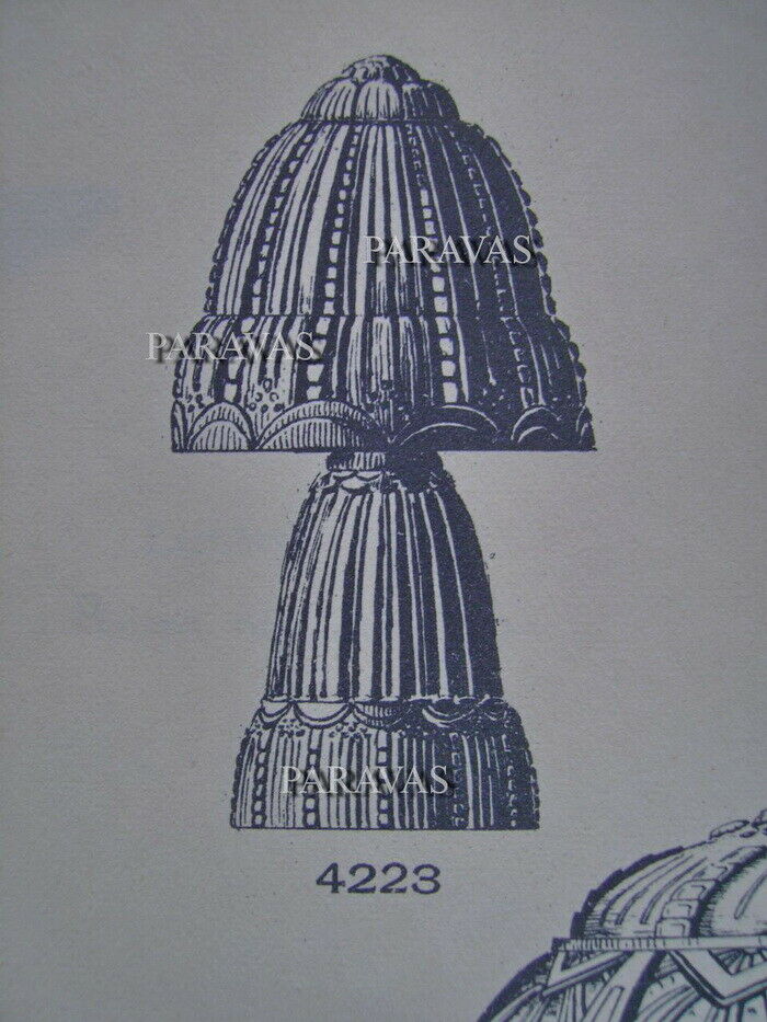 ミューラー兄弟：フランス　アールデコ調　マッシュルーム型ランプ　1930年