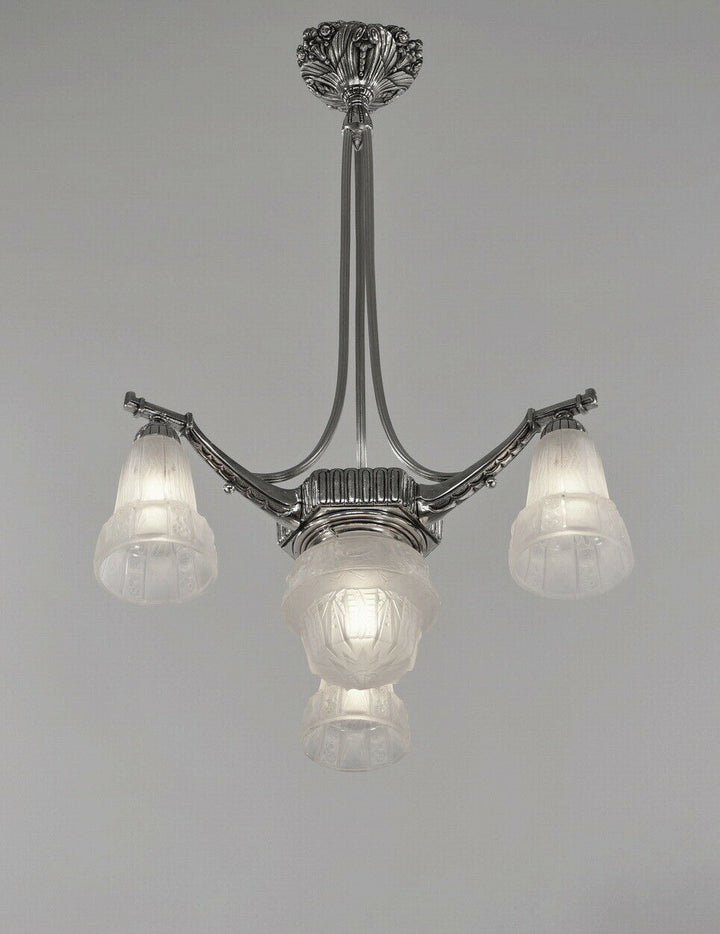 ミューラー兄弟　アールデコ　シャンデリア