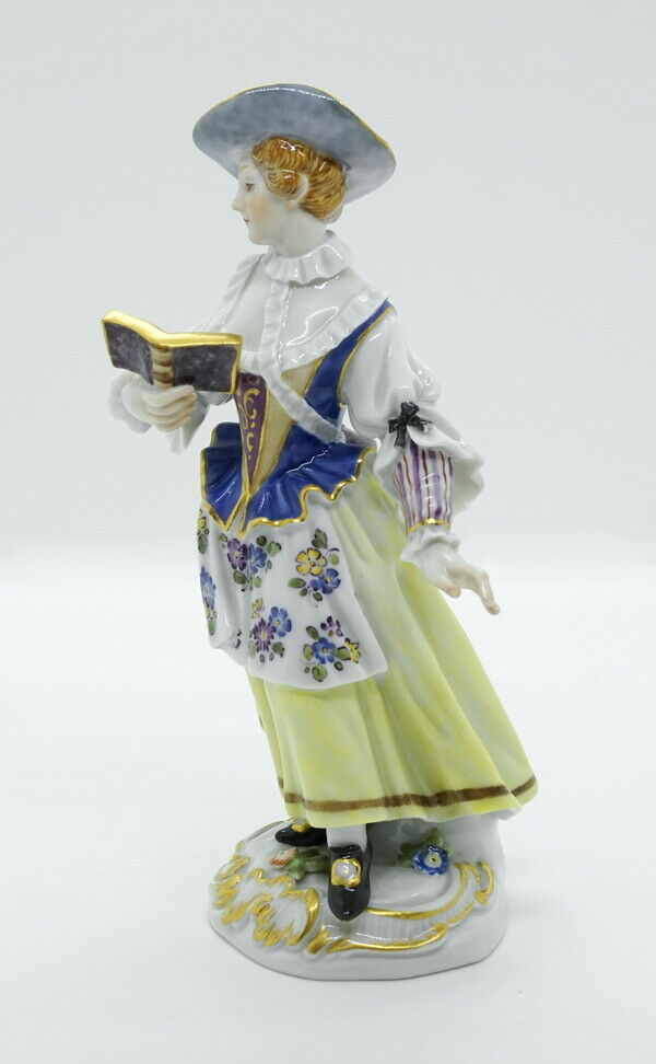 マイセン人形(MEISSEN)　「ギャランオーケストラ」　女性歌手