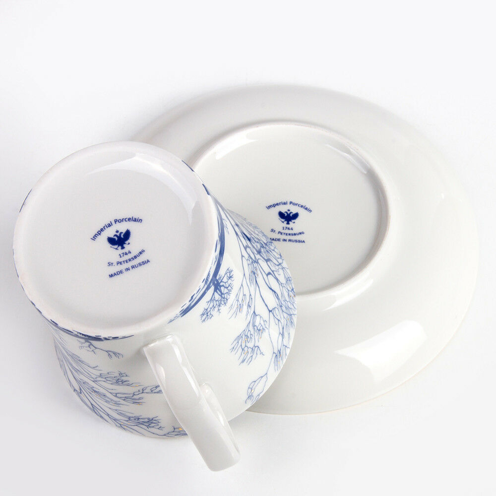 インペリアルポーセリン  マグ/ ティーカップ ＆ソーサー  ロモノーソフ  ネルルの教会