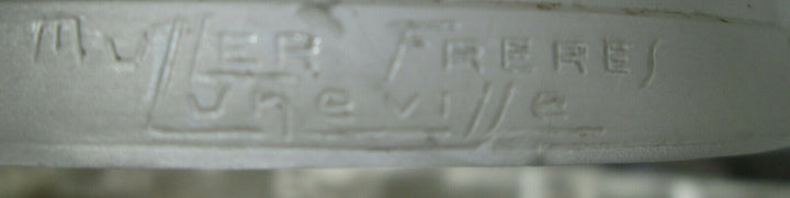 STUNNING FRENCH ART DECO CHANDELIER 1925-PEACOCKS-BY MULLER FRERES LUNEVILLE