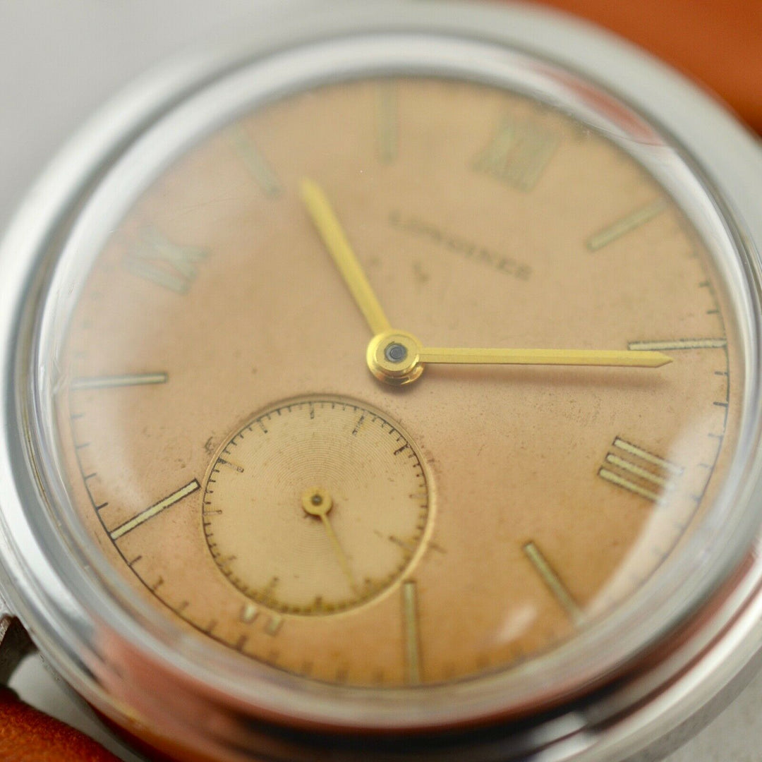 1944年　ヴィンテージ ロンジン “セイタケ“　WW”ミリタリー　腕時計　10.68z 参考番号5191 スチール製