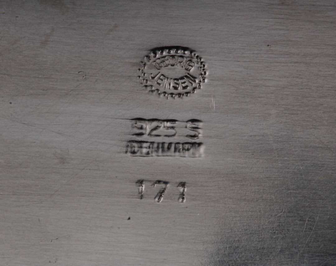 Georg Jensen Sterling Brosche Mit Silverballs #171, Silber GJ Himself Dänemark