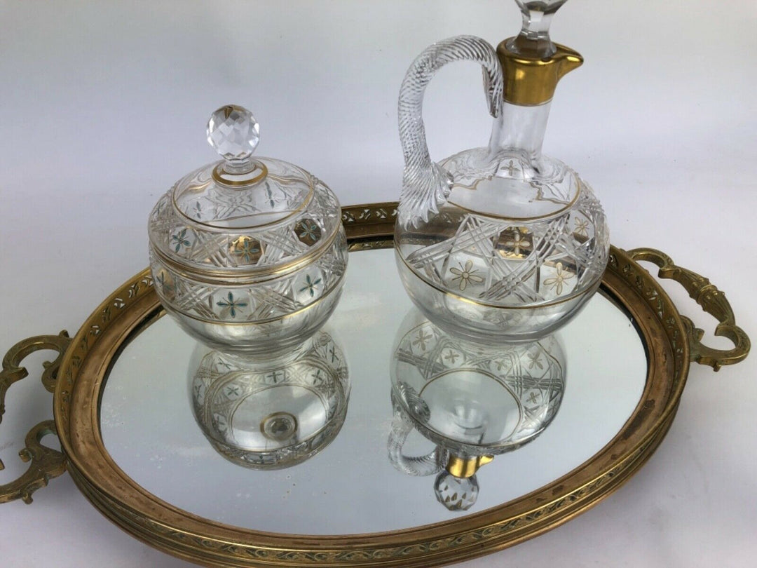 SERVICE A ABSINTHE EN CRISTAL DE BACCARAT