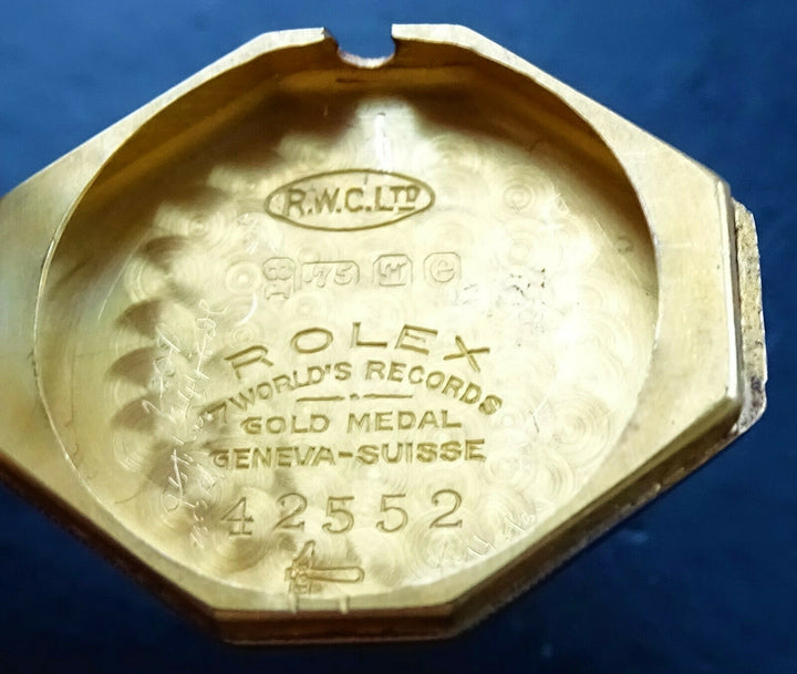 Rolex ♛ Prima Yellow Gold 18K 750 Art Deco Elegant Luxury ledies watch from 1925