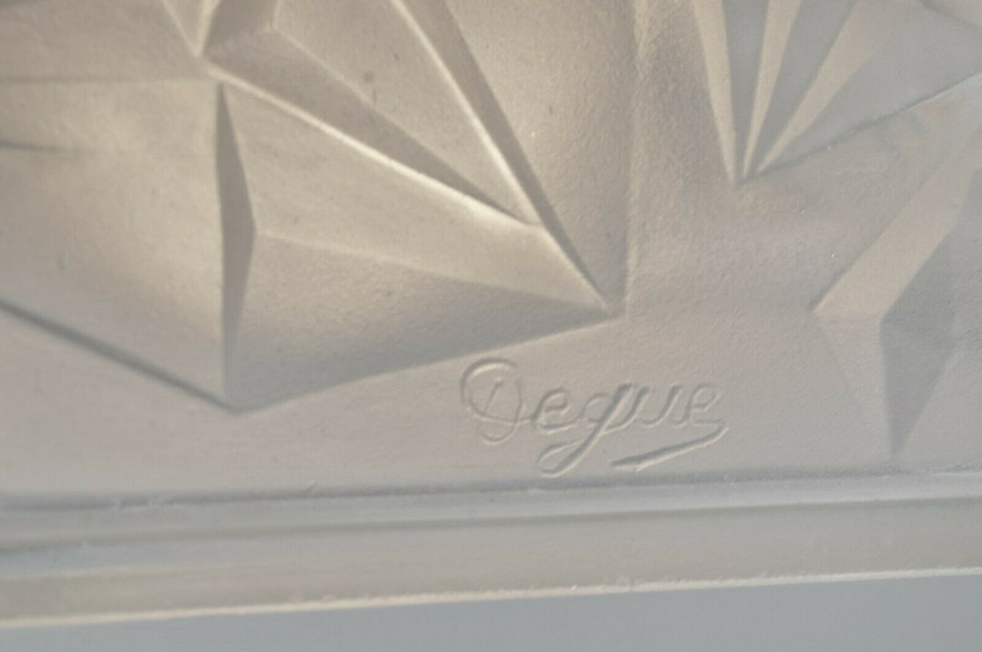 DEGUE : FRENCH 1930 ART DECO CHANDELIER ...... lamp muller era France