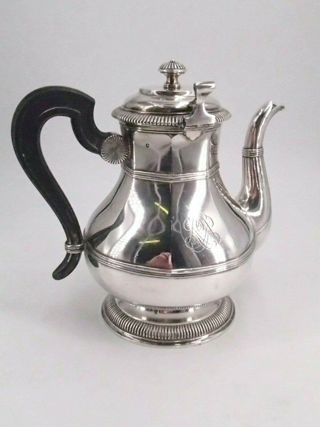 Cardeilhac belle teapot solid silver king post minerve 1 er title
