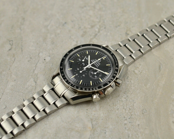 Vintage C.1996 Omega Speedmaster Professional 3570.50 Tritium steel watch w/box