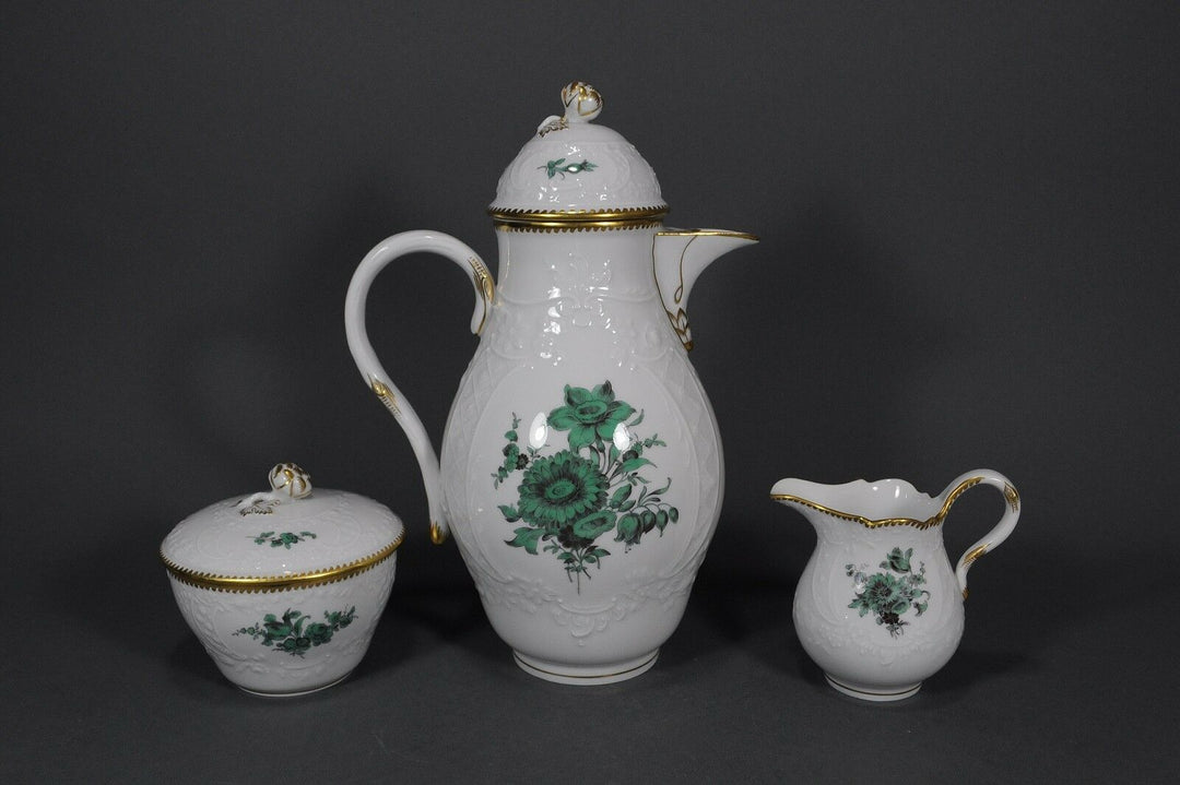 Meissen マイセン Neumarseille Kaffeeservice Blumen flowers coffee service set cup 邁森