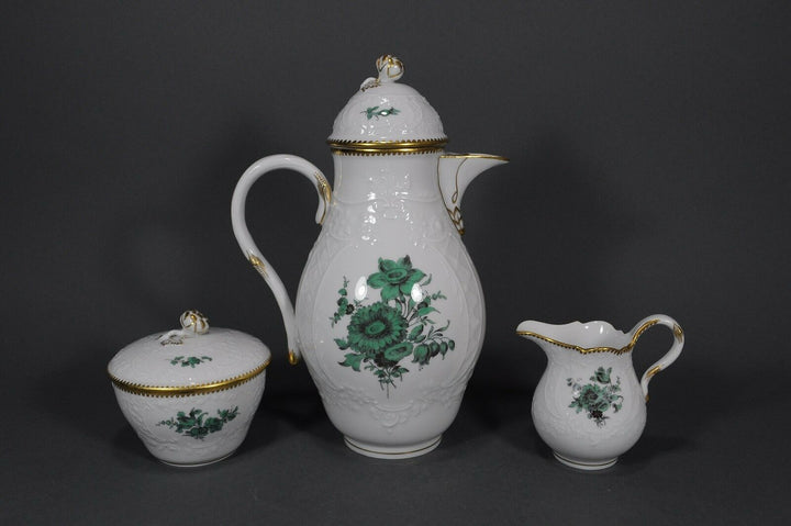 Meissen マイセン Neumarseille Kaffeeservice Blumen flowers coffee service set cup 邁森
