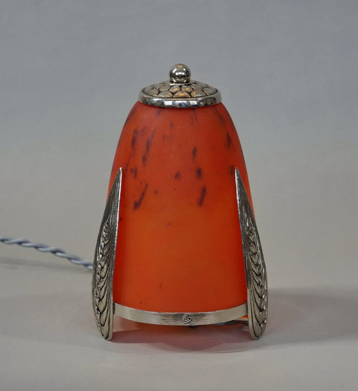 VAL & SCHNEIDER : FRENCH 1930 ART DECO NIGHT LAMP .. veilleuse 1925 muller era