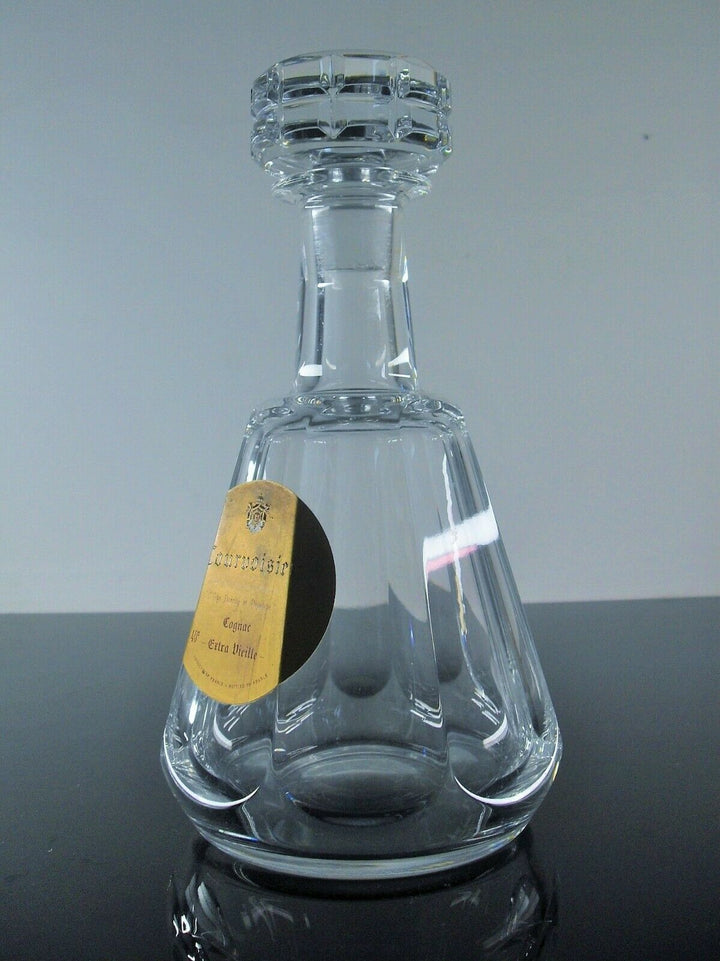 Antique Carafe Whisky Crystal Size Ribs Plates Talleyrand Baccarat Signed