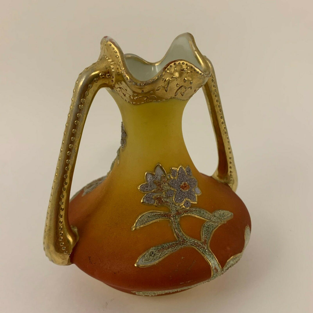 オールドノリタケ　コラレン　花瓶　1909年