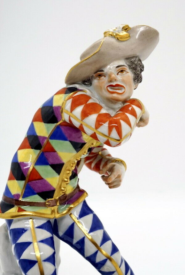 邁森 MEISSEN マイセン FIGUR ERSCHROCKENER HARLEKIN FRIGHTENED HARLEQUIN MNR: 259