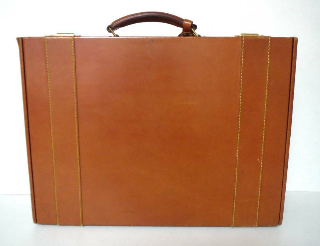 AUTH LOUIS VUITTON Caramel Nomade BRIEFCASE ATTACHE TRUNK BAG