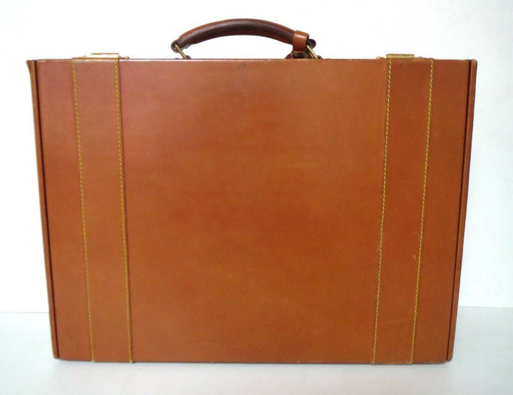 AUTH LOUIS VUITTON Caramel Nomade BRIEFCASE ATTACHE TRUNK BAG