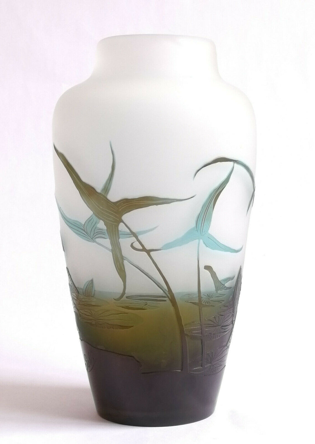 Authentique vase Gallé Art Nouveau