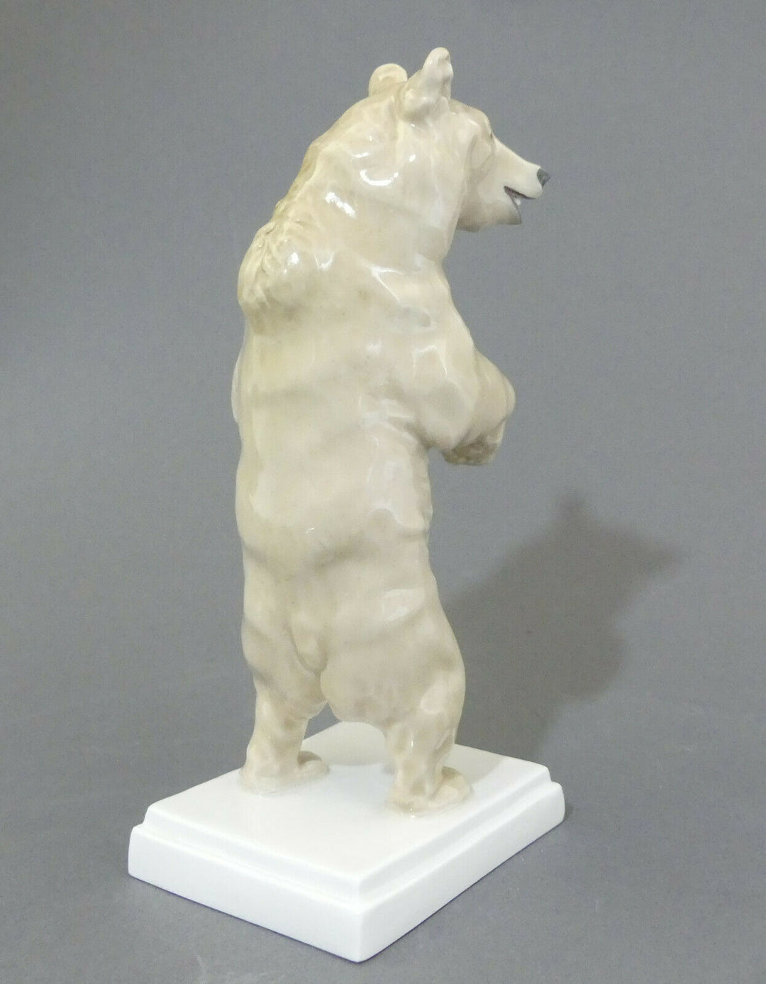 ⚔ Meissen Bär stehend Braunbär Figur V125 TOP 1.Wahl - Erich Hösel Pfeifferzeit