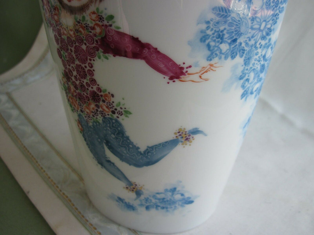 Wunderschöne große Meissen Vase in Dekor Sommernachtstraum / Blütenreigen