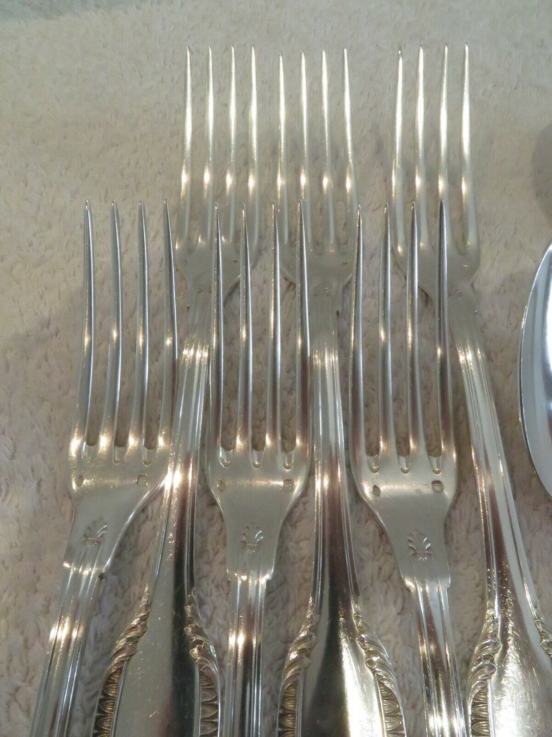 20th c french 950 silver dinner cutlery set 12p Puiforcat empire st no6rby