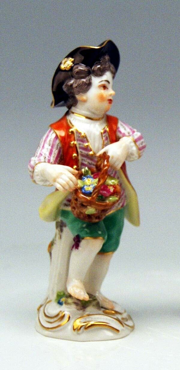 MEISSEN マイセン GÄRTNER KIND FIGUR KNABE GARDENER CHILDREN KAENDLER MNR. 60316