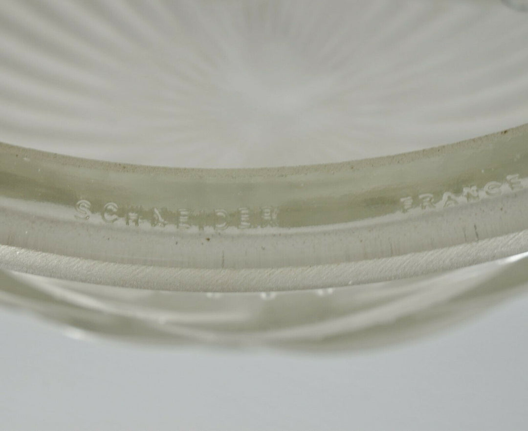 MAYNADIER & SCHNEIDER : FRENCH ART DECO PENDANT CHANDELIER 1930 lamp muller era