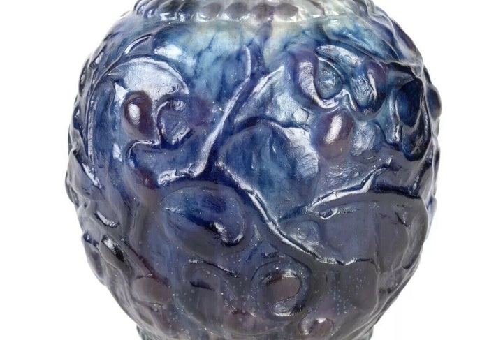 Vase Fruits Et Feuilles Gabriel Argy Rousseau Cameo Glass Pate De Verre