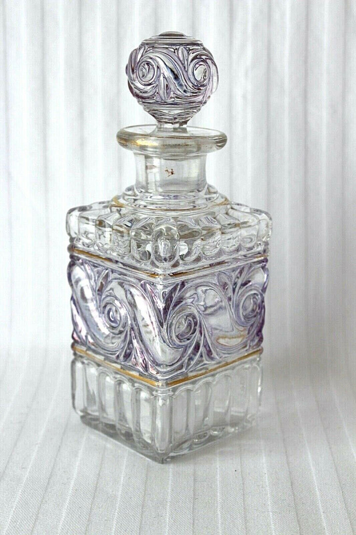 Antique Baccarat crystal big perfume decanter series Russe c 1903-1910