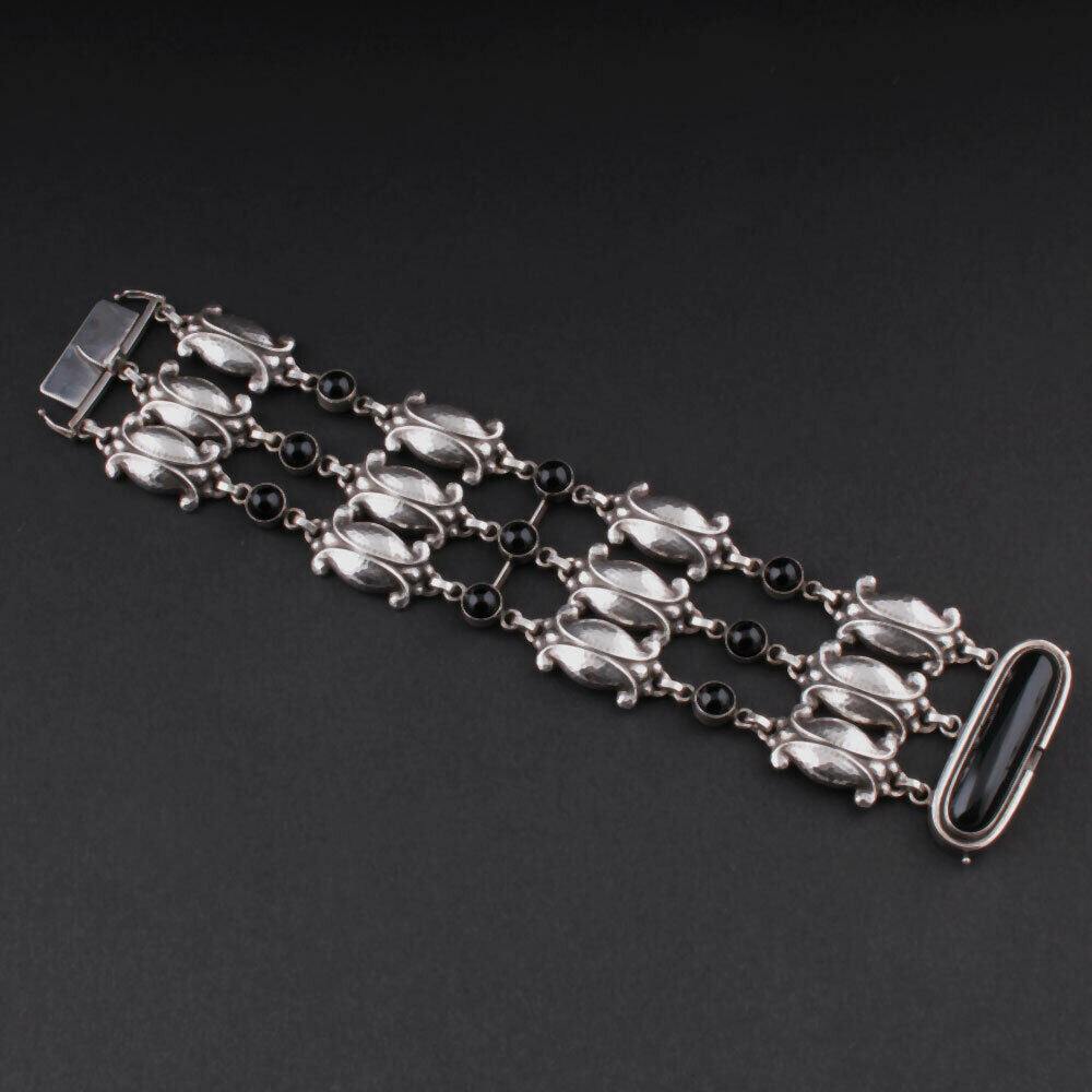 【 SALE】ジョージジェンセン　シルバー×オニキス　ブレスレット　S 楽天市場】【最大2万円OFFクーポン対象・11/29～12/1限定】GEORG