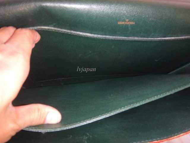 AUTH LOUIS VUITTON DOCUMENT Nomade Leather BAG LV73